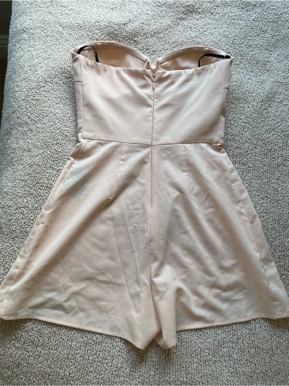 bebe Strapless Lace Romper - Size Small - Picture 2 of 3